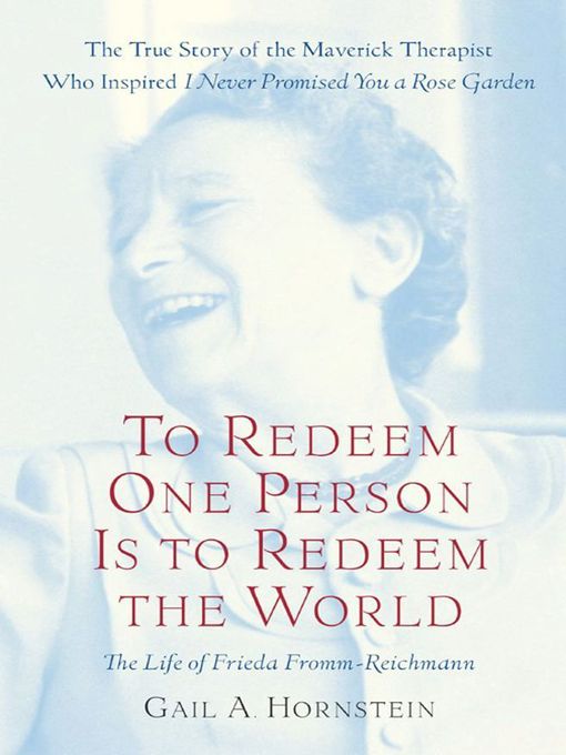 Cover image for To Redeem One Person Is to Redeem the World